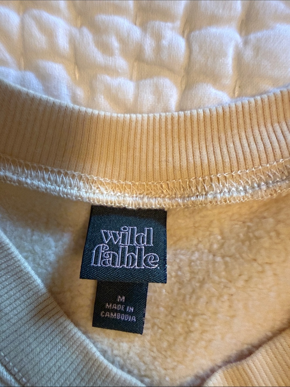 wild fable Cream Papayas Graphic Crewneck Sweatshirt - Picture 4 of 4